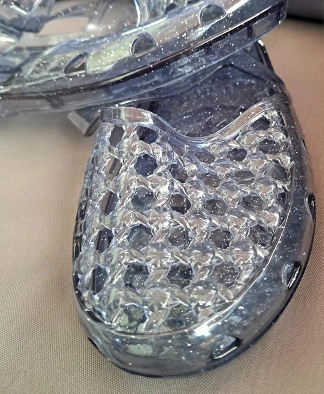 Fifi Méduses - transparant Blauw met glitter - maat 41 – photo 2